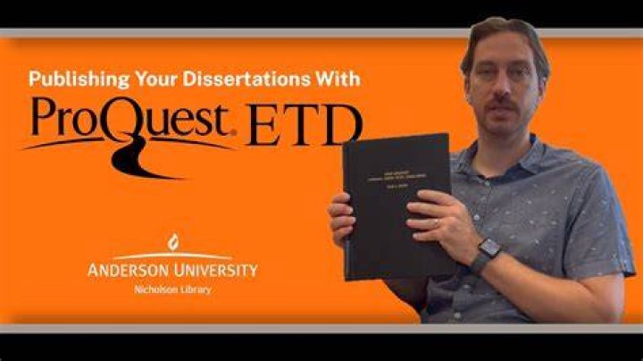How do I access my ProQuest dissertation?