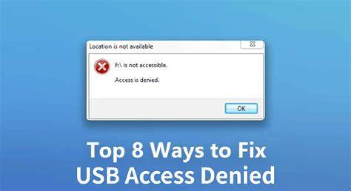 How do I fix USB Access Denied issue?
