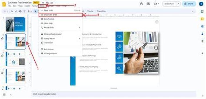How do I make a slide over smaller?