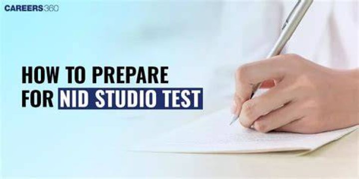 How do I prepare for the NID studio test?