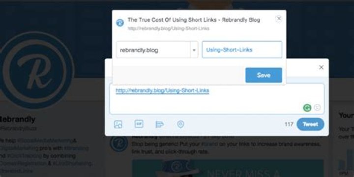 How do I shorten a URL for Twitter?
