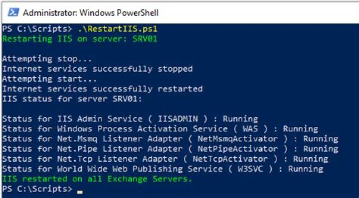 How do I stop IIS service?
