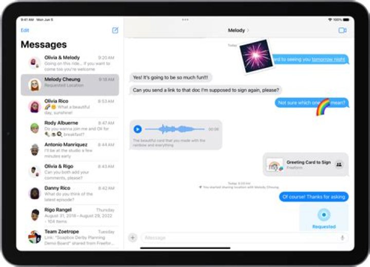 How do you unread Imessages on IPAD?