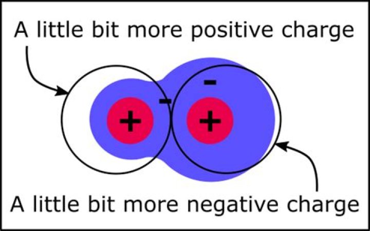 How is a positive charge determined?