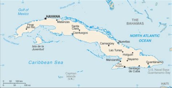 How long is Cuba in miles?