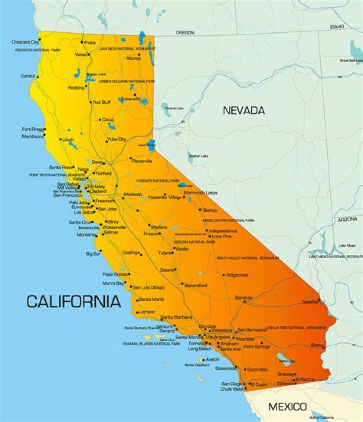 How many cities do California have?