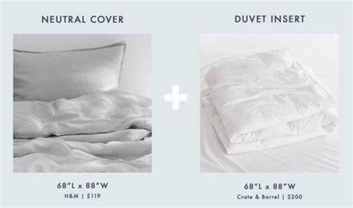 How much does a duvet insert cost?