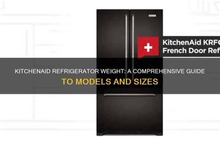 How much does a KitchenAid refrigerator weigh?