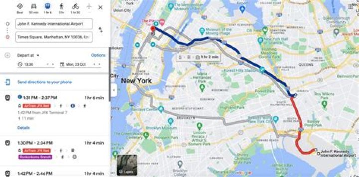 How much does it cost from JFK to Manhattan?