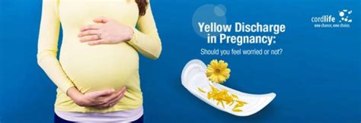 Is yellow discharge normal during third trimester?