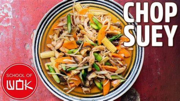 What does chop suey literally mean?
