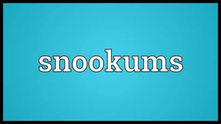 What does snookums actually mean?