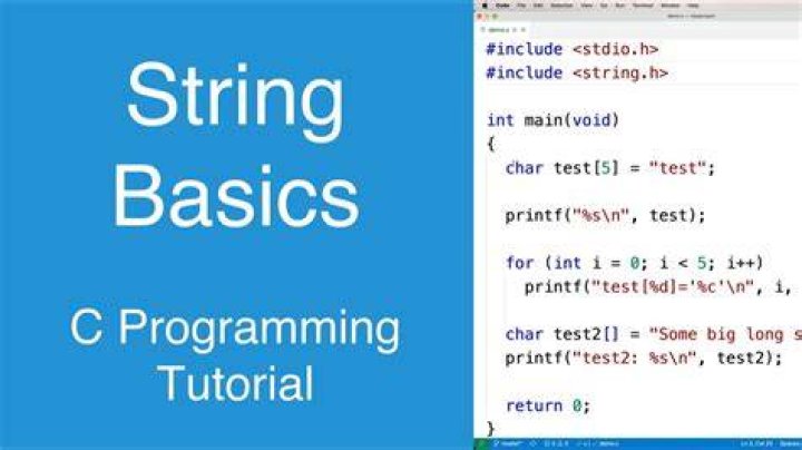 What does string line mean C++?