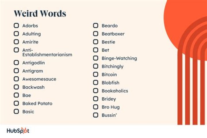 What is a nice word for weird?