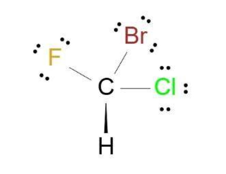 What is bromochlorofluoromethane?