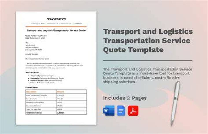 What is logistics quote?