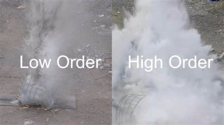 What is low order deflagration?