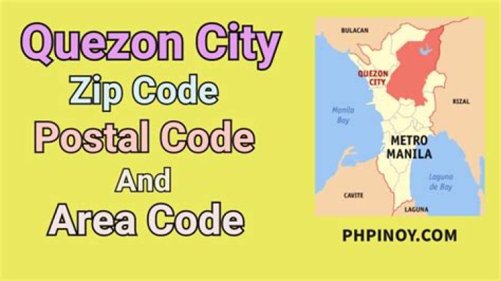 What is the Quezon City ZIP code?