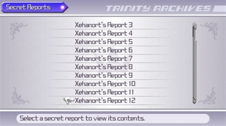 Where is the xehanort report?