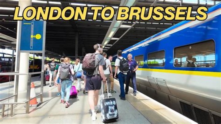Which Brussels station does Eurostar leave from?